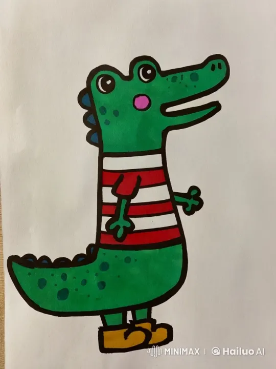 Cheerful Alligator Enjoying a Sunny Beach Day – AI Generated Video | Hailuo AI