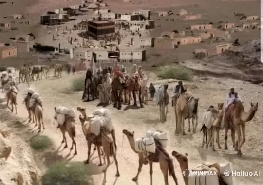 Pre-Islamic Mecca: Journey to the Grand Mosque – AI Generated Video | Hailuo AI