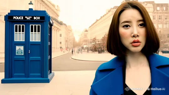 Soyeon Unlocks Time with Sonic Screwdriver in Modern City – AI Generated Video | Hailuo AI