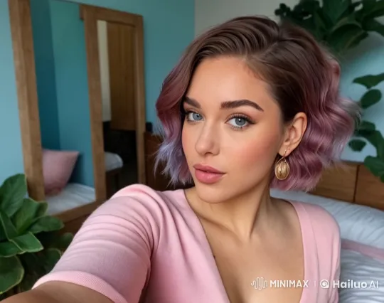 Digital Influencer Showcases Fashionable Bedroom – AI Generated Video | Hailuo AI