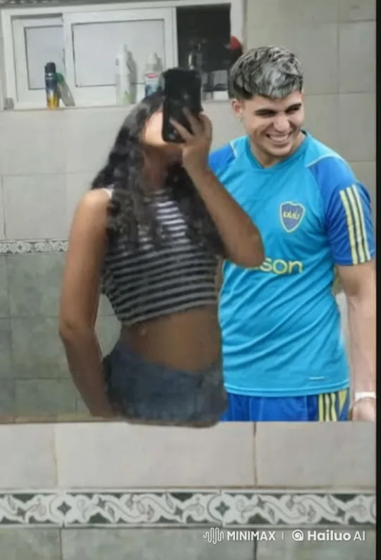 Couple Reflecting Intimacy in Bathroom Mirror – AI Generated Video | Hailuo AI
