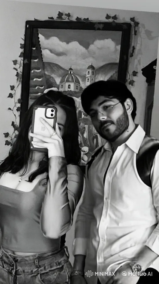 Young Couple Takes Romantic Selfie with Scenic Background – AI Generated Video | Hailuo AI