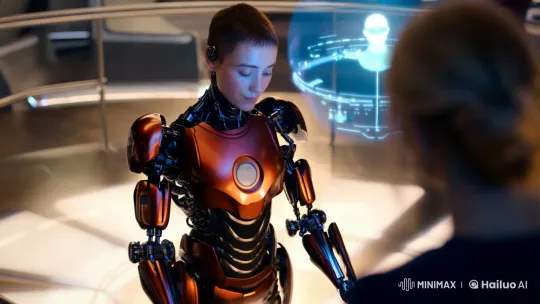 Humanity and AI: A Futuristic Fusion in Art – AI Generated Video | Hailuo AI