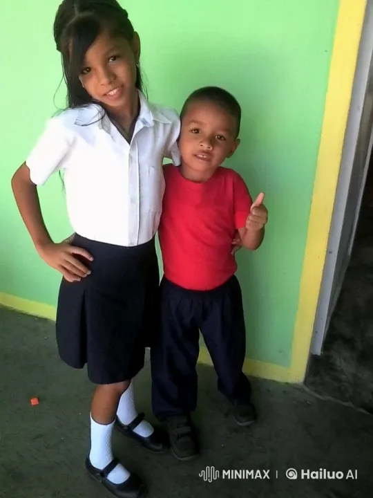 Two Confident Siblings Displaying Pride and Companionship – AI Generated Video | Hailuo AI
