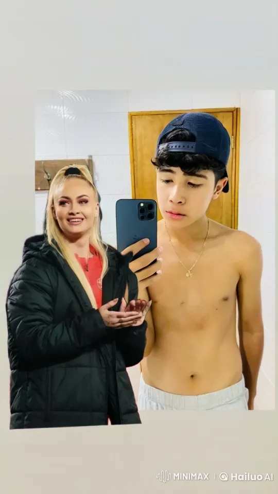 Couple Takes Romantic Selfie on Soccer Field – AI Generated Video | Hailuo AI