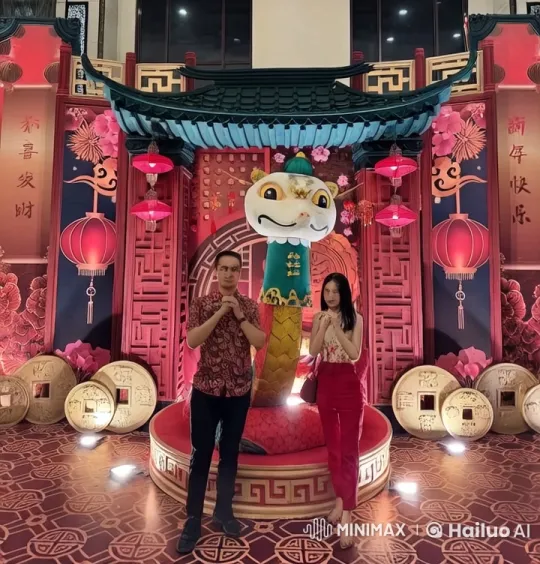 Joyful Chinese Cultural Celebration with Playful Kung Fu – AI Generated Video | Hailuo AI
