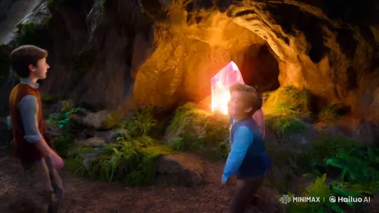 Triumphant Return to the Mystical Cave: Farewell and Reflection – AI Generated Video | Hailuo AI