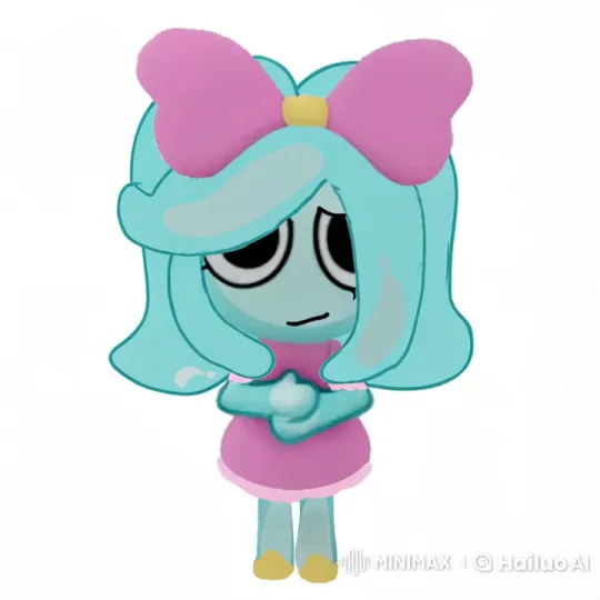 Animated Girl Expresses Anger with Body Language – AI Generated Video | Hailuo AI