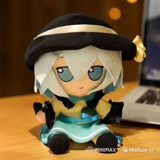 Plush Doll Joyfully Receives Rose in Cozy Scene – AI Generated Video | Hailuo AI