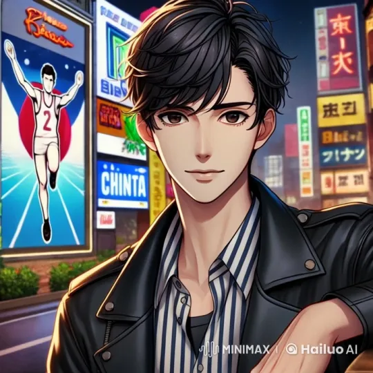 Melancholic Young Man in Bustling City Night – AI Generated Video | Hailuo AI