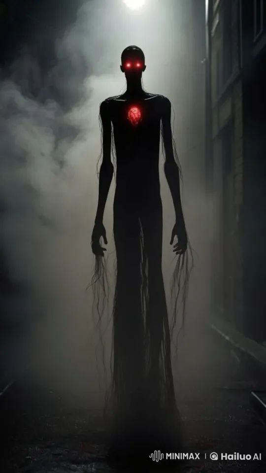Shadowy Figure Emerges in Foggy Alley – AI Generated Video | Hailuo AI