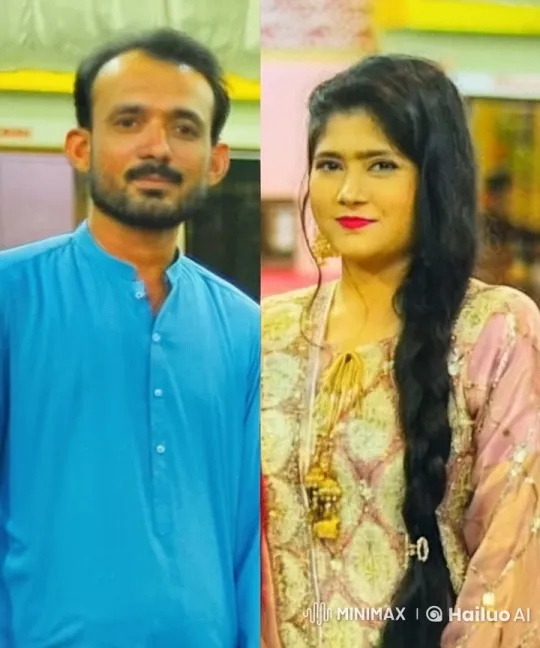Couple Shares Tender Kiss in Traditional Attire – AI Generated Video | Hailuo AI