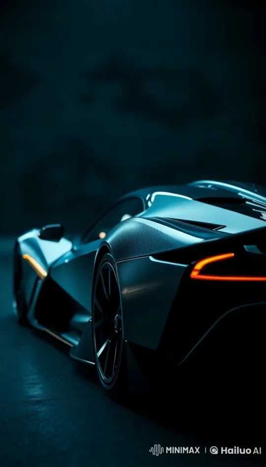 Futuristic Luxury Car Showcased in Live2D Animation – AI Generated Video | Hailuo AI