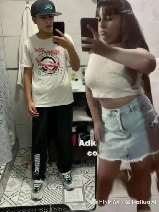 Young Couple's Affectionate Moment in Bathroom – AI Generated Video | Hailuo AI