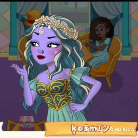 Elegant Women in Whimsical Room Animated by Live2D – AI Generated Video | Hailuo AI