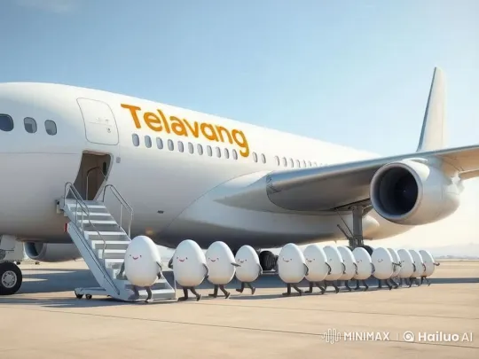 Eggs Boarding Telavang Airplane in Realistic Fashion – AI Generated Video | Hailuo AI