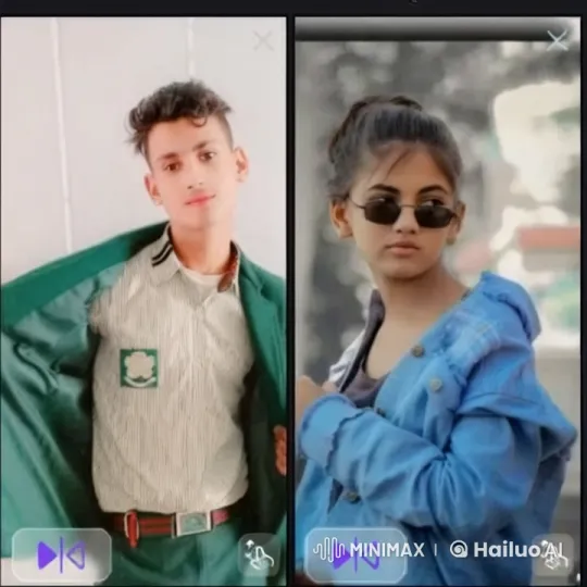 Young Couple Sharing a Casual Kiss – AI Generated Video | Hailuo AI