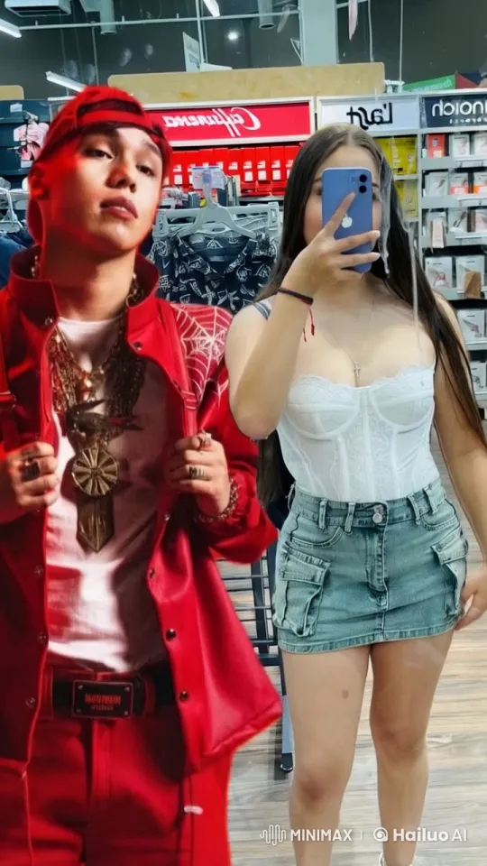 Young Couple's Tender Moment in a Bustling Store – AI Generated Video | Hailuo AI