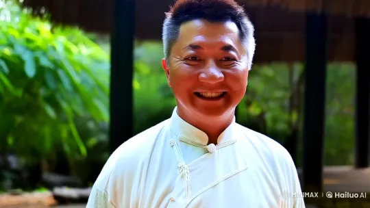 Kung Fu Master in Serene Outdoor Setting – AI Generated Video | Hailuo AI