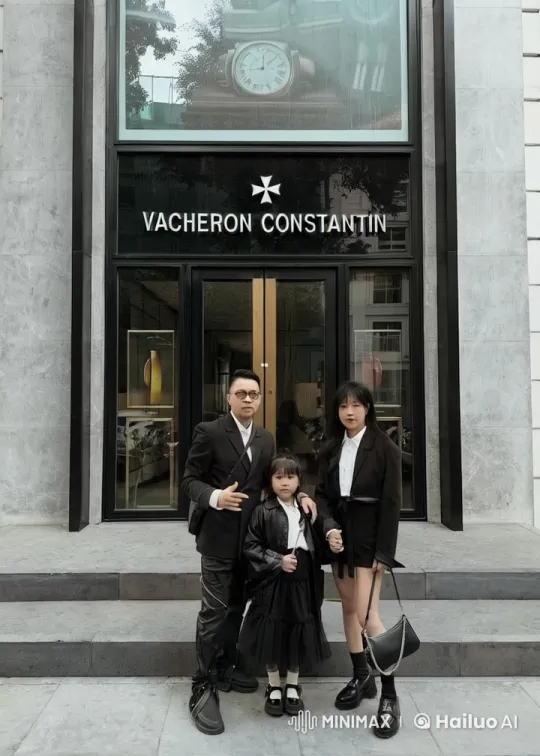 Family Demonstrates Martial Arts in Front of Luxury Store – AI Generated Video | Hailuo AI