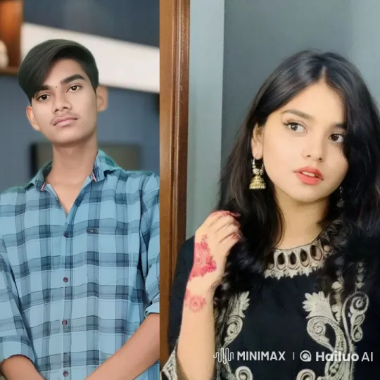 Romantic Moment: Man in Shirt and Woman in Traditional Attire – AI Generated Video | Hailuo AI