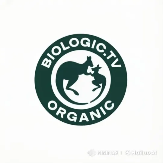 Animated Kangaroo Duo Hops Through BIOLOGIC.TV Logo – AI Generated Video | Hailuo AI