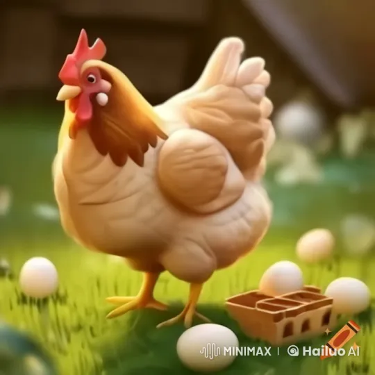 Chicks Hatch and Dance Around Content Hen – AI Generated Video | Hailuo AI