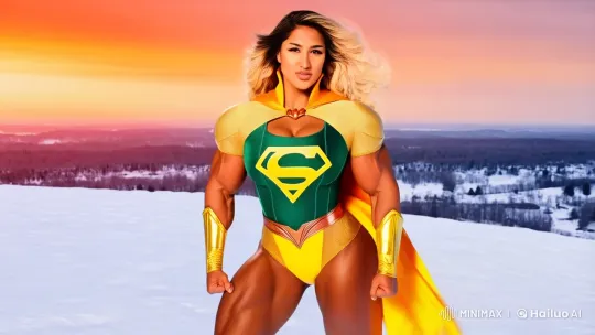 Swedish Superheroine: Strong, Confident, and Striking – AI Generated Video | Hailuo AI