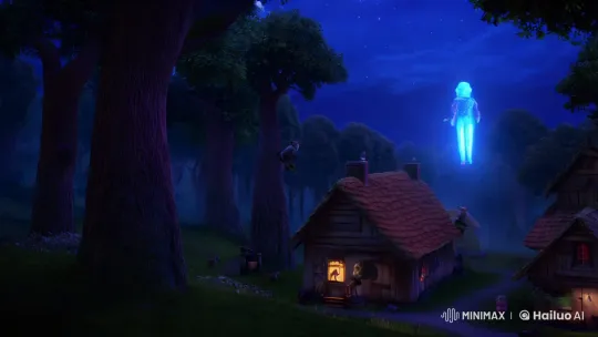Curious Girl Discovers Enchanted Forest's Secret Beacon – AI Generated Video | Hailuo AI
