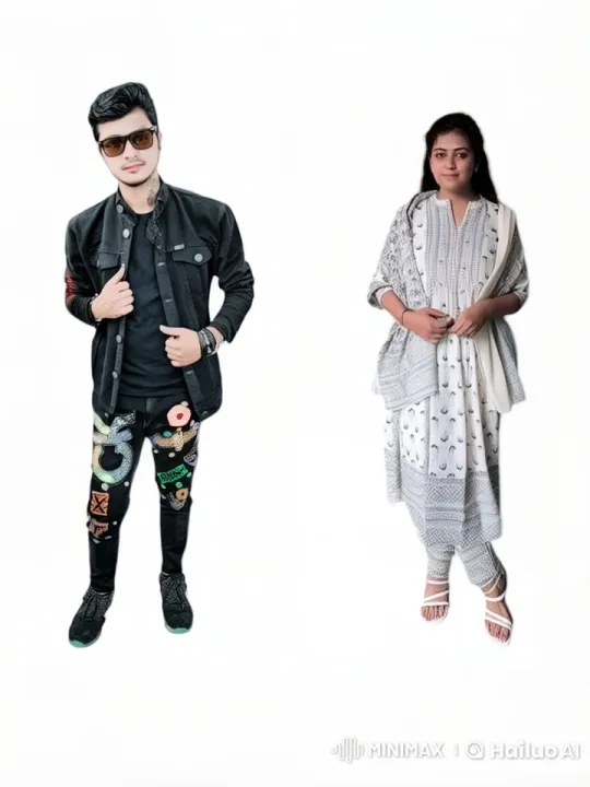 Affectionate Interplay Between Stylish Man and Elegant Woman in Live2D Video – AI Generated Video | Hailuo AI