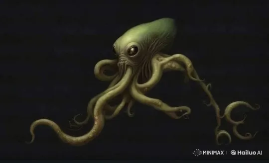 Cosmic Entity Approaches with Eerie Grace – AI Generated Video | Hailuo AI