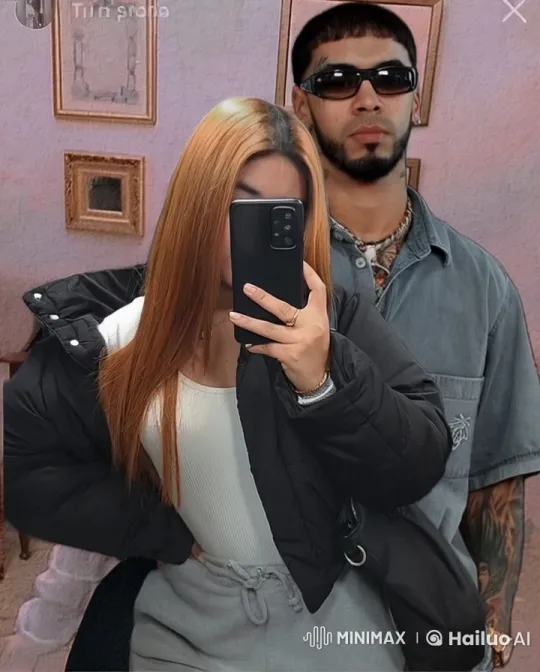 Couple Cherishes Intimate Moment in Mirror Selfie – AI Generated Video | Hailuo AI