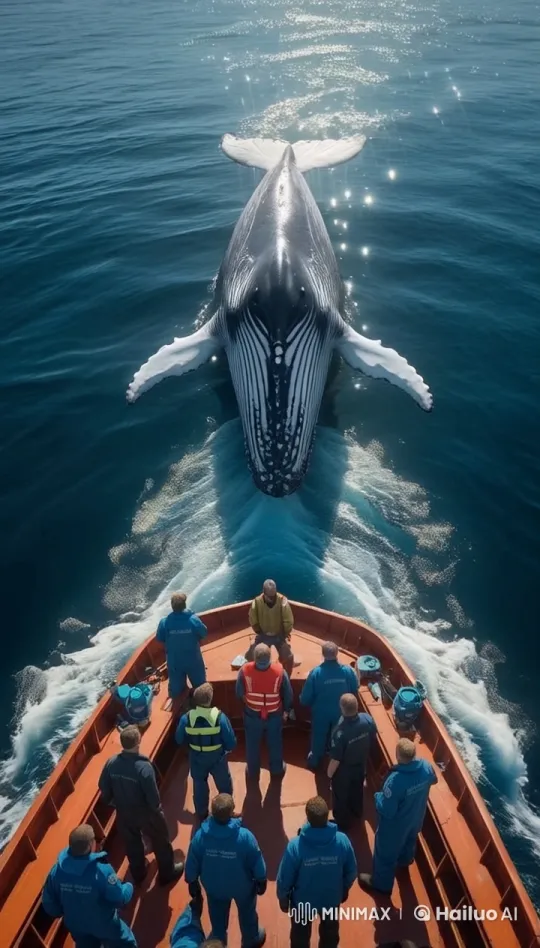 Whale Freed: Glorious Return to the Ocean – AI Generated Video | Hailuo AI