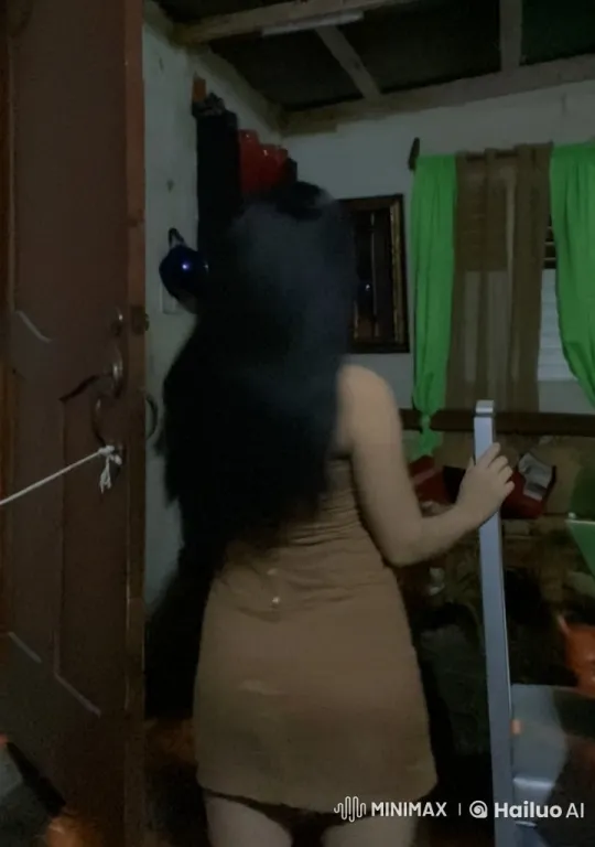 Woman and Man Share Intimate Moment in Dimly-Lit Room – AI Generated Video | Hailuo AI