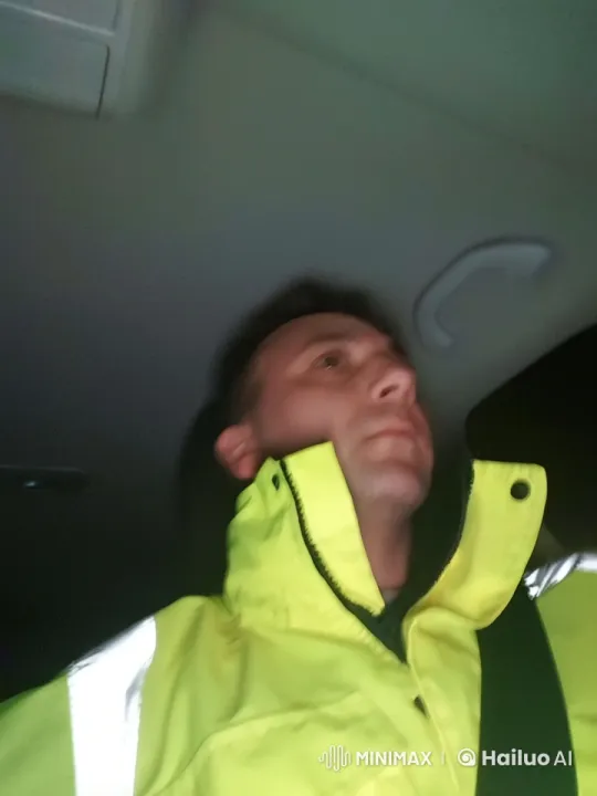 Person in Car Amidst Fiery Explosions – AI Generated Video | Hailuo AI