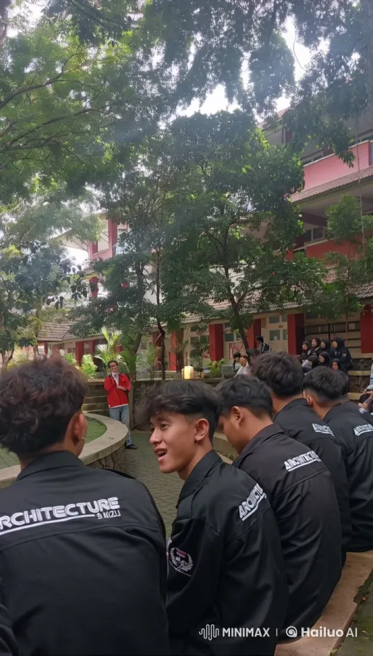 Architecture Students Meeting Outdoors – AI Generated Video | Hailuo AI