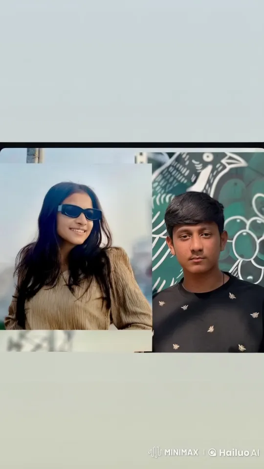 Affectionate Moment Between Young Couple in Graffiti Setting – AI Generated Video | Hailuo AI
