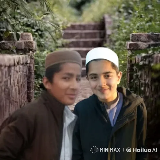 Traditional Couple Shares Affection on Stone Bridge – AI Generated Video | Hailuo AI