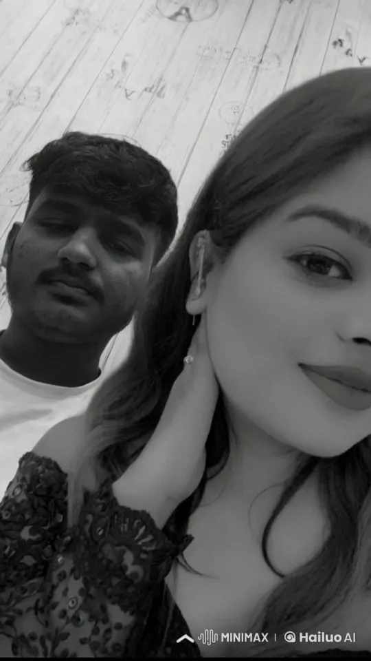 Intimate Couple's Moment with Nostalgic Monochrome Ambiance – AI Generated Video | Hailuo AI