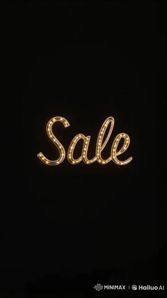 Sale Animation with Cascading Dollar Bills – AI Generated Video | Hailuo AI