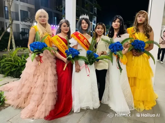 Formal Pageant Ceremony with Elegant Participants – AI Generated Video | Hailuo AI