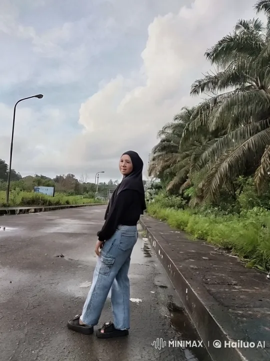 Person Walks Beside Grazing Water Buffalo in Pastoral Setting – AI Generated Video | Hailuo AI
