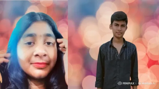 Young Couple's Tender Moment with Warm Background – AI Generated Video | Hailuo AI