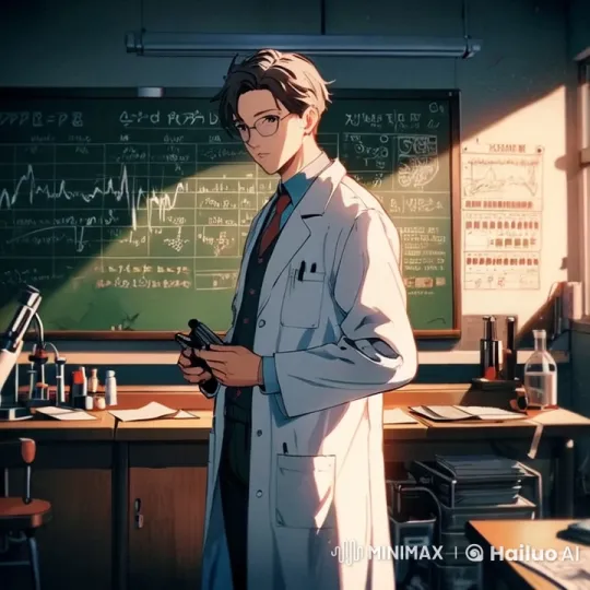 Scientific Research and Discovery in a Cozy Laboratory – AI Generated Video | Hailuo AI