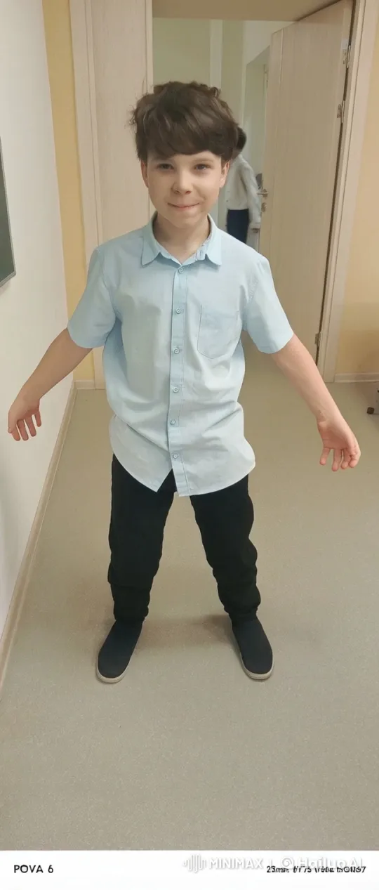 Boy Transforms into Monster, Ramps Through Hallway, Flies Away – AI Generated Video | Hailuo AI