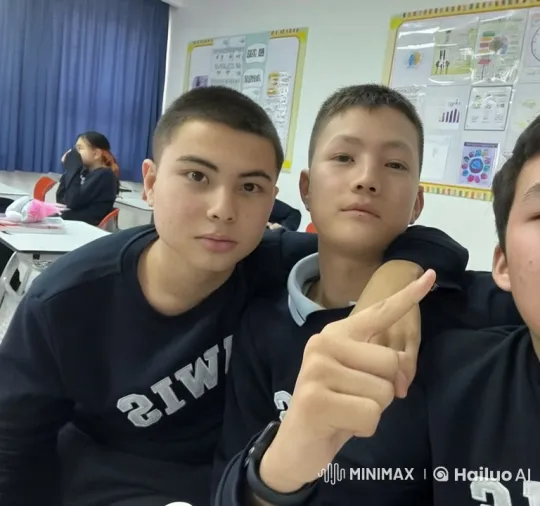 Intimate Moment Between Students in Classroom – AI Generated Video | Hailuo AI