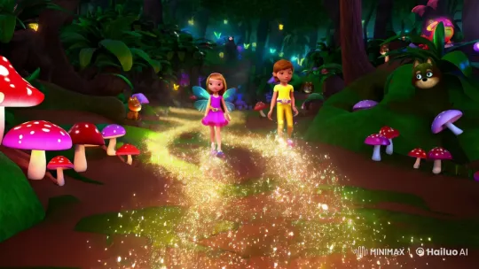 Jungle Adventure Illuminated by Fairy Dust and Wonders – AI Generated Video | Hailuo AI