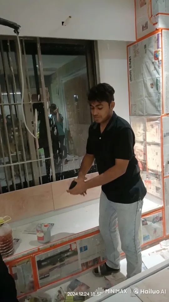Young Man Dancing in Renovation Room Captured on Video – AI Generated Video | Hailuo AI