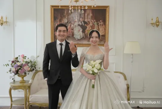 Wedding Couple Demonstrates Impressive Kung Fu Skills – AI Generated Video | Hailuo AI
