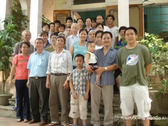 Group Gathering on Steps with Child and Nature – AI Generated Video | Hailuo AI